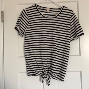 J crew striped T-shirt